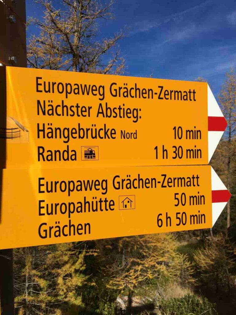 Europaweg - trilhas pela Suiça