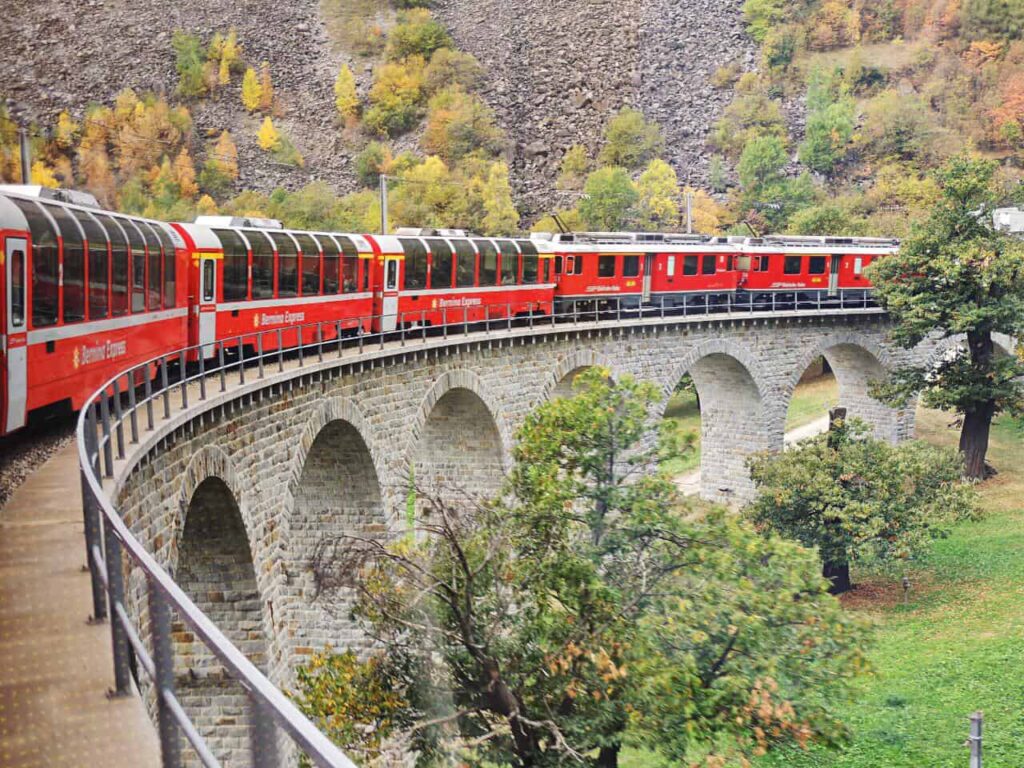 Minha viagem com o Bernina Express