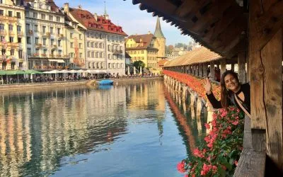Lucerna, uma vila medieval na Suíça