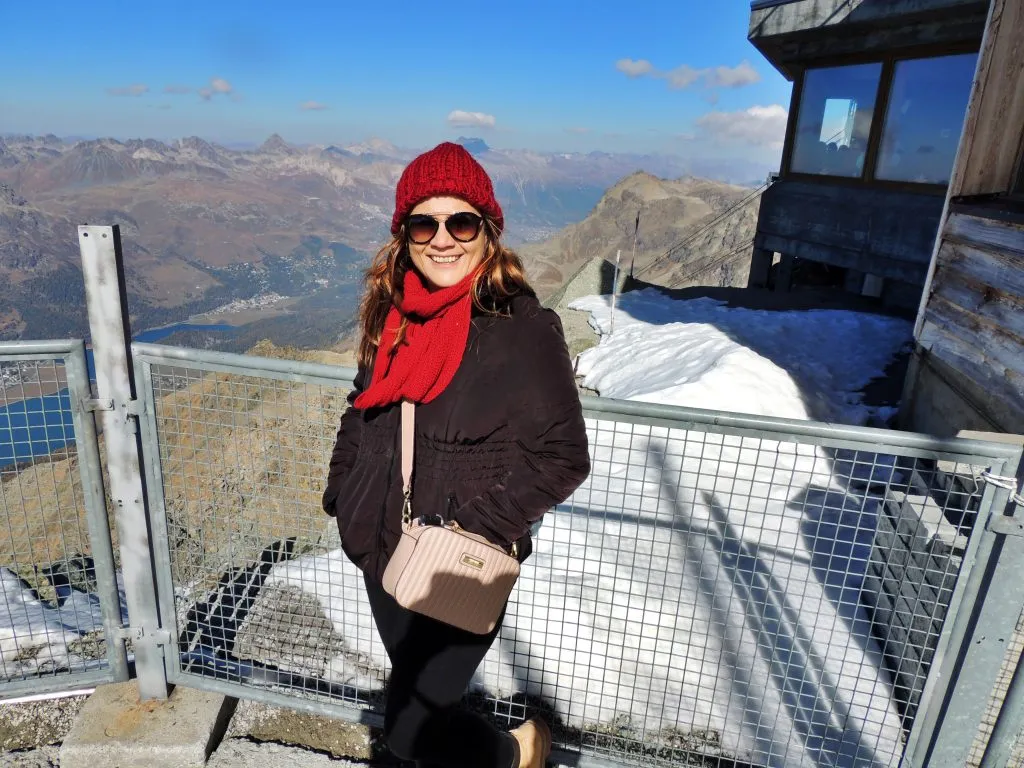 Vista panorâmica Corvatsch - St Moritz