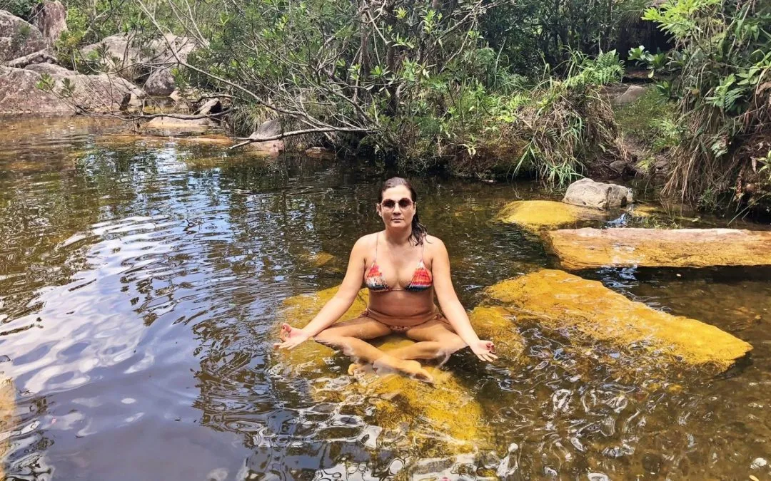 Cachoeira de Águas Claras no Vale do Capão