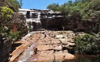 Cachoeira do Riachinho no Vale do Capão