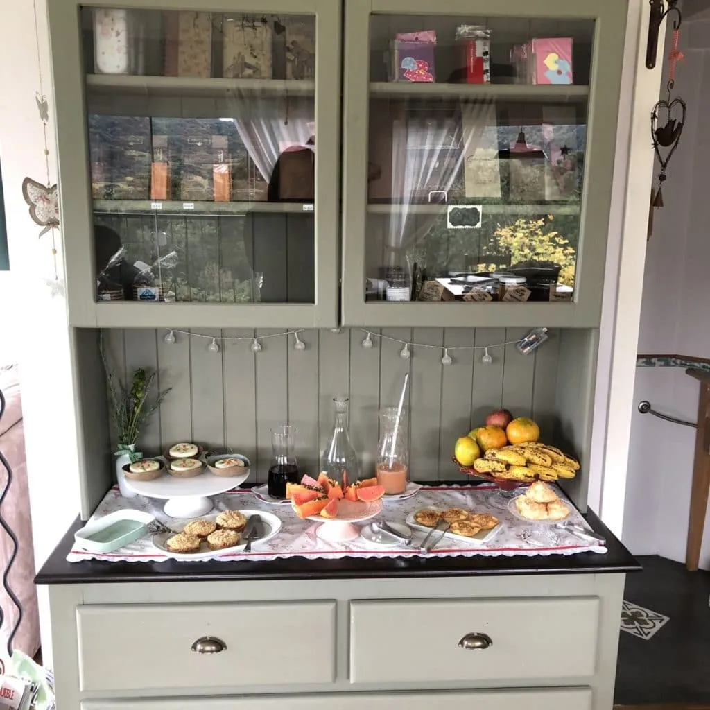 Salão de Café da Manhã da Pousada Cantos e Encantos