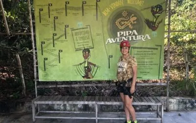 Arvorismo e Tirolesa, aventura em Pipa RN