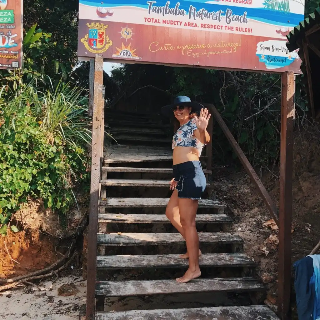 Tambaba - a primeira praia de naturismo do Brasil - Atrações de João Pessoa PB