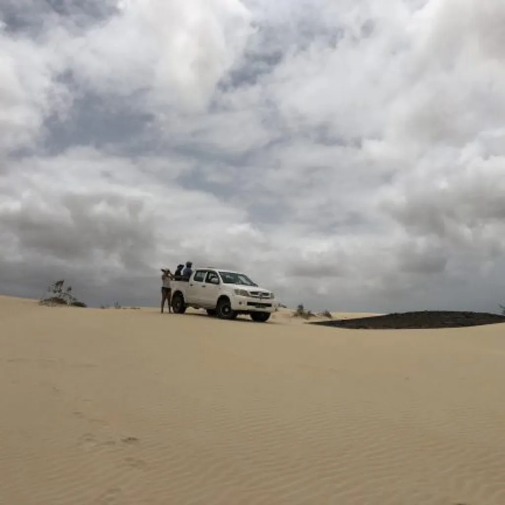 Atrações de Boa Vista no Arquipélago de Cabo Verde - Deserto de Viana