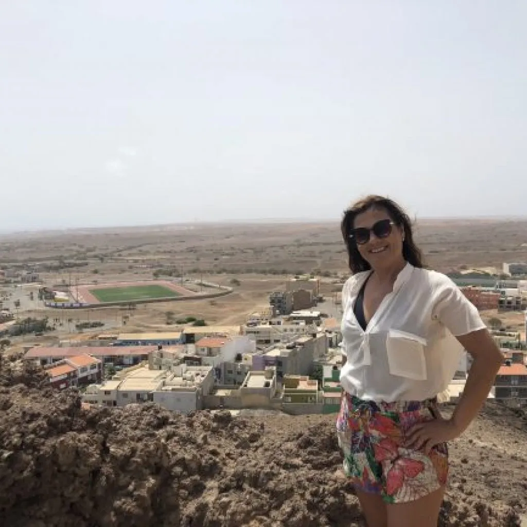 Espargos, a capital da Ilha do Sal em Cabo Verde