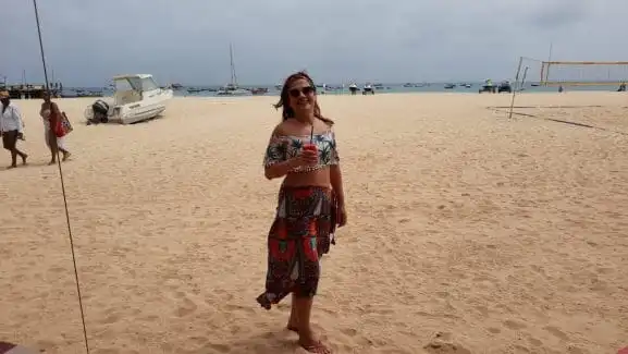 Atrações de Cabo Verde na Ilha do Sal - Praia de Santa Maria