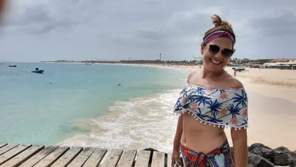 Atração da Ilha do Sal em Cabo Verde - Molhe de Santa Maria