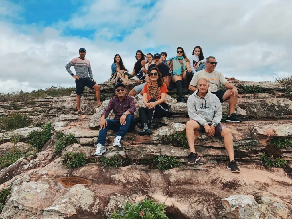 Nossa galera na Cachoeira do Ferro Doido