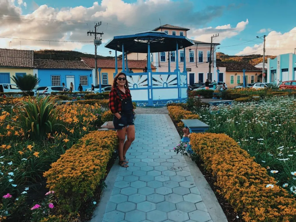 Coreto na Praça de Mucugê Bahia