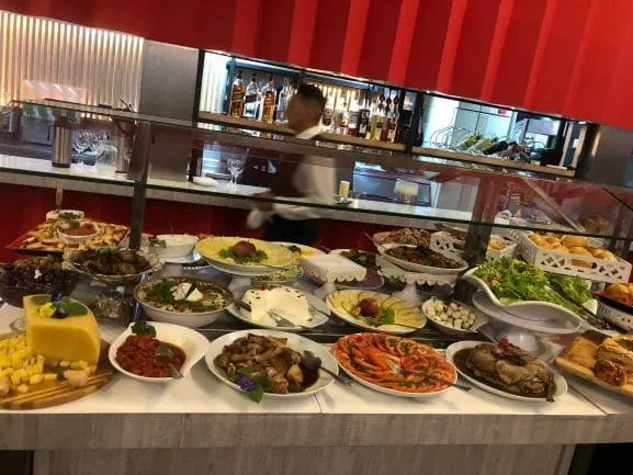 Restaurante Palazzo - Buffet no jantar