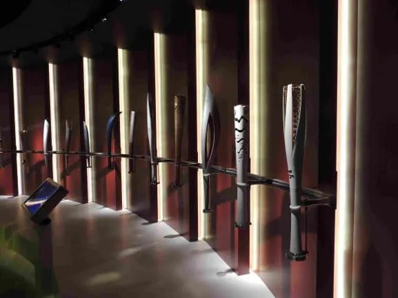 Museu Olímpico de Lausanne - Tochas Olímpicas