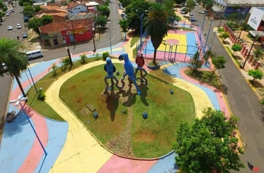 Praça das Araras em Campo Grande - MS