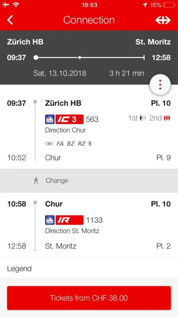 SBB Móbile - O incrível aplicativo de transportes da Suíça
