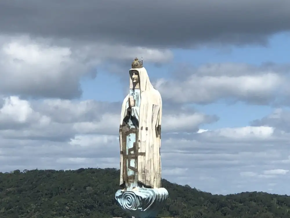 Guaramiranga- Ce, Imagem Nossa Senhora de Fatima no Mirante Linha da Serra