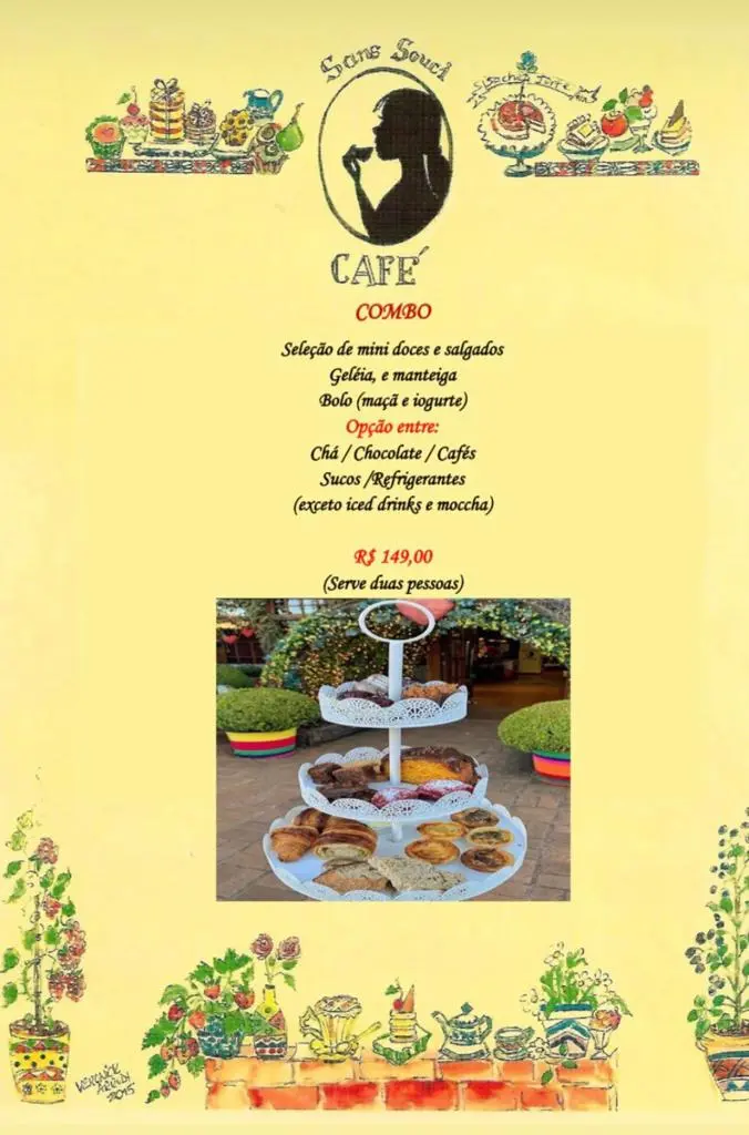 Sans Souci Café e Confeitaria, a cafeteria instagramável mais procurada para fotos em Campos dos Jordão